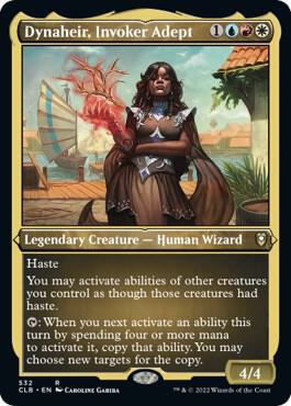 Dynaheir, Invoker Adept (Foil Etched) card from Commander Legends: Battle for Baldur's Gate