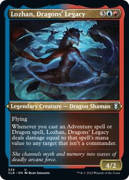 Lozhan, Dragons' Legacy (Foil Etched) card from Commander Legends: Battle for Baldur's Gate
