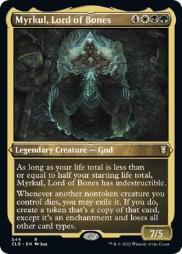 Myrkul, Lord of Bones (Foil Etched) card from Commander Legends: Battle for Baldur's Gate