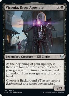 Viconia, Drow Apostate card from Commander Legends: Battle for Baldur's Gate