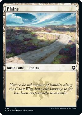 Plains (451) card from Commander Legends: Battle for Baldur's Gate