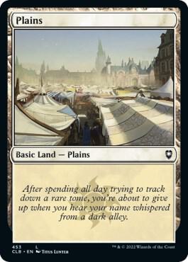 Plains (453) card from Commander Legends: Battle for Baldur's Gate