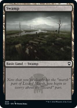 Swamp (459) card from Commander Legends: Battle for Baldur's Gate