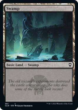 Swamp (461) card from Commander Legends: Battle for Baldur's Gate