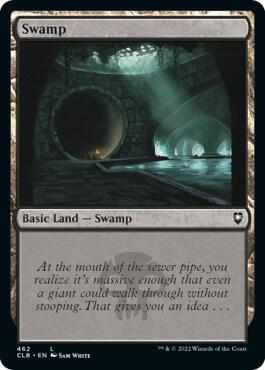 Swamp (462) card from Commander Legends: Battle for Baldur's Gate