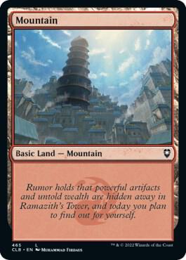 Mountain (465) card from Commander Legends: Battle for Baldur's Gate