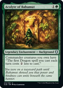 Acolyte of Bahamut card from Commander Legends: Battle for Baldur's Gate
