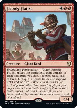 Firbolg Flutist card from Commander Legends: Battle for Baldur's Gate