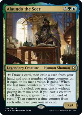 Alaundo the Seer card from Commander Legends: Battle for Baldur's Gate