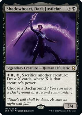 Shadowheart, Dark Justiciar card from Commander Legends: Battle for Baldur's Gate