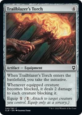 Trailblazer's Torch card from Commander Legends: Battle for Baldur's Gate