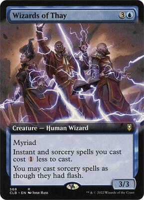 Wizards of Thay (Extended Art) card from Commander Legends: Battle for Baldur's Gate