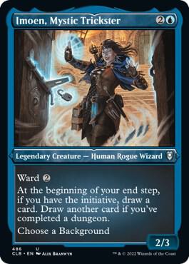 Imoen, Mystic Trickster (Foil Etched) card from Commander Legends: Battle for Baldur's Gate