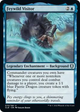 Feywild Visitor card from Commander Legends: Battle for Baldur's Gate