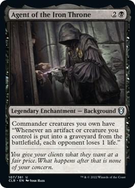 Agent of the Iron Throne card from Commander Legends: Battle for Baldur's Gate