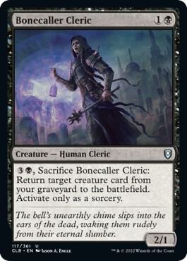 Bonecaller Cleric card from Commander Legends: Battle for Baldur's Gate