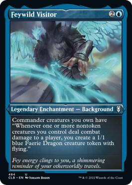 Feywild Visitor (Foil Etched) card from Commander Legends: Battle for Baldur's Gate