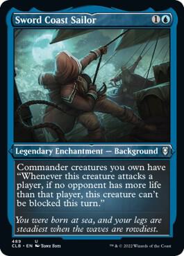 Sword Coast Sailor (Foil Etched) card from Commander Legends: Battle for Baldur's Gate