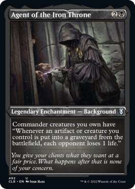 Agent of the Iron Throne (Foil Etched) card from Commander Legends: Battle for Baldur's Gate
