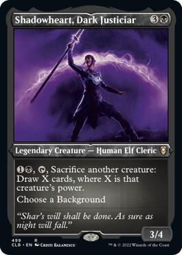 Shadowheart, Dark Justiciar (Foil Etched) card from Commander Legends: Battle for Baldur's Gate