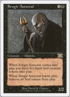 Sengir Autocrat card from Classic Sixth Edition