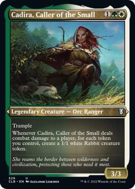 Cadira, Caller of the Small (Foil Etched) card from Commander Legends: Battle for Baldur's Gate