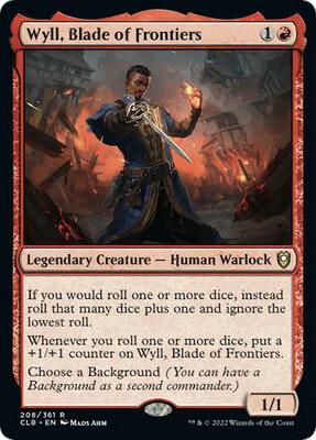 Wyll, Blade of Frontiers card from Commander Legends: Battle for Baldur's Gate
