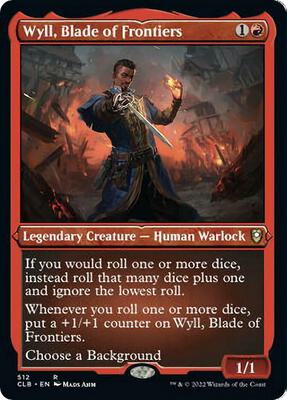 Wyll, Blade of Frontiers (Foil Etched) card from Commander Legends: Battle for Baldur's Gate