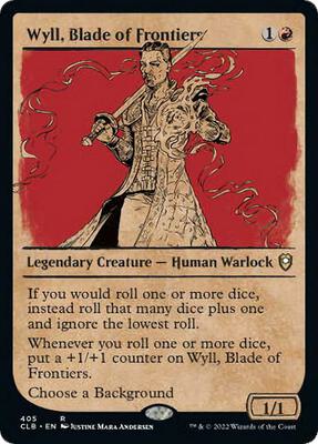 Wyll, Blade of Frontiers (Showcase) card from Commander Legends: Battle for Baldur's Gate