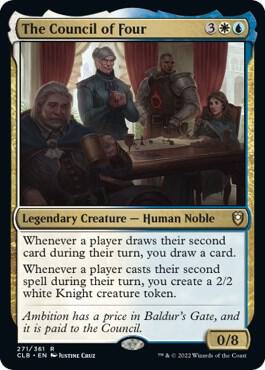 The Council of Four card from Commander Legends: Battle for Baldur's Gate