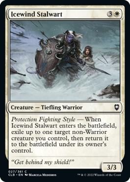Icewind Stalwart card from Commander Legends: Battle for Baldur's Gate