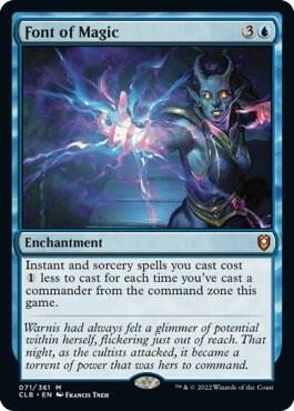 Font of Magic card from Commander Legends: Battle for Baldur's Gate