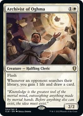 Archivist of Oghma card from Commander Legends: Battle for Baldur's Gate