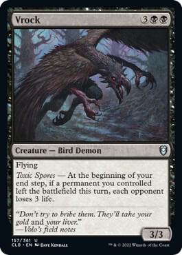 Vrock card from Commander Legends: Battle for Baldur's Gate