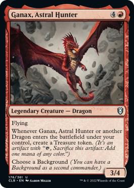 Ganax, Astral Hunter card from Commander Legends: Battle for Baldur's Gate