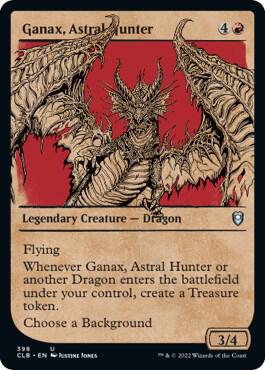 Ganax, Astral Hunter (Showcase) card from Commander Legends: Battle for Baldur's Gate