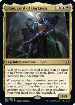 Bane, Lord of Darkness card from Commander Legends: Battle for Baldur's Gate