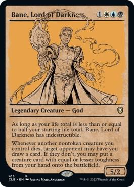 Bane, Lord of Darkness (Showcase) card from Commander Legends: Battle for Baldur's Gate