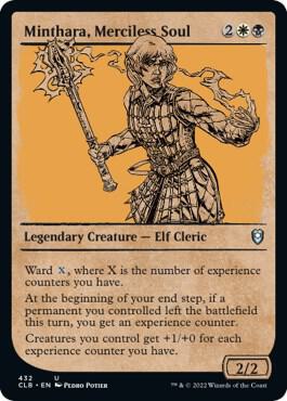 Minthara, Merciless Soul (Showcase) card from Commander Legends: Battle for Baldur's Gate