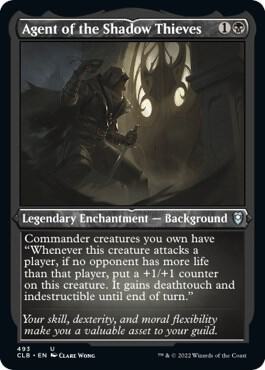 Agent of the Shadow Thieves (Foil Etched) card from Commander Legends: Battle for Baldur's Gate