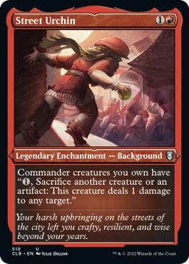 Street Urchin (Foil Etched) card from Commander Legends: Battle for Baldur's Gate