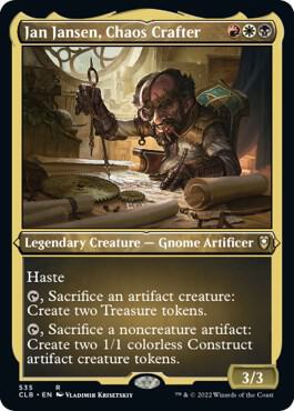 Jan Jansen, Chaos Crafter (Foil Etched) card from Commander Legends: Battle for Baldur's Gate