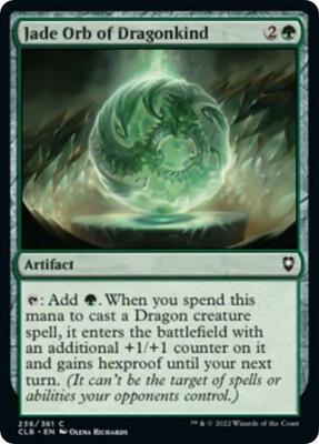 Jade Orb of Dragonkind card from Commander Legends: Battle for Baldur's Gate
