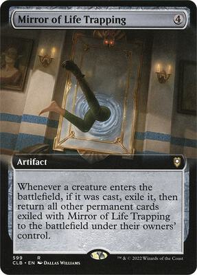 Mirror of Life Trapping (Extended Art) card from Commander Legends: Battle for Baldur's Gate