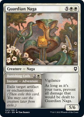 Guardian Naga card from Commander Legends: Battle for Baldur's Gate