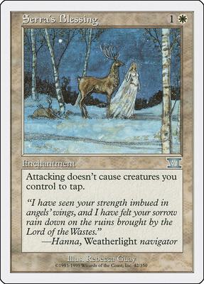 Serra's Blessing card from Classic Sixth Edition