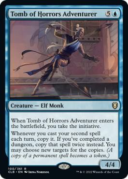 Tomb of Horrors Adventurer card from Commander Legends: Battle for Baldur's Gate