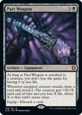Pact Weapon card from Commander Legends: Battle for Baldur's Gate