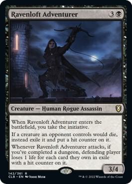 Ravenloft Adventurer card from Commander Legends: Battle for Baldur's Gate