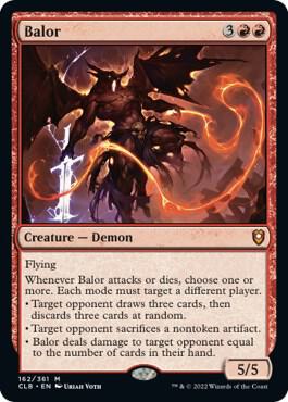 Balor card from Commander Legends: Battle for Baldur's Gate